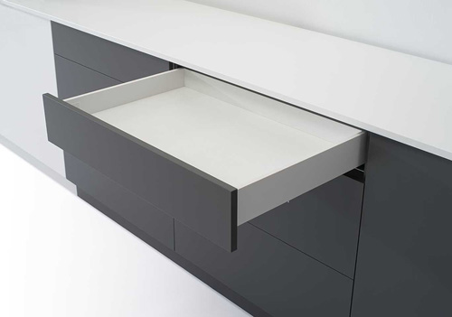 R13 EVO drawer set H90 NL300 White Soft-close